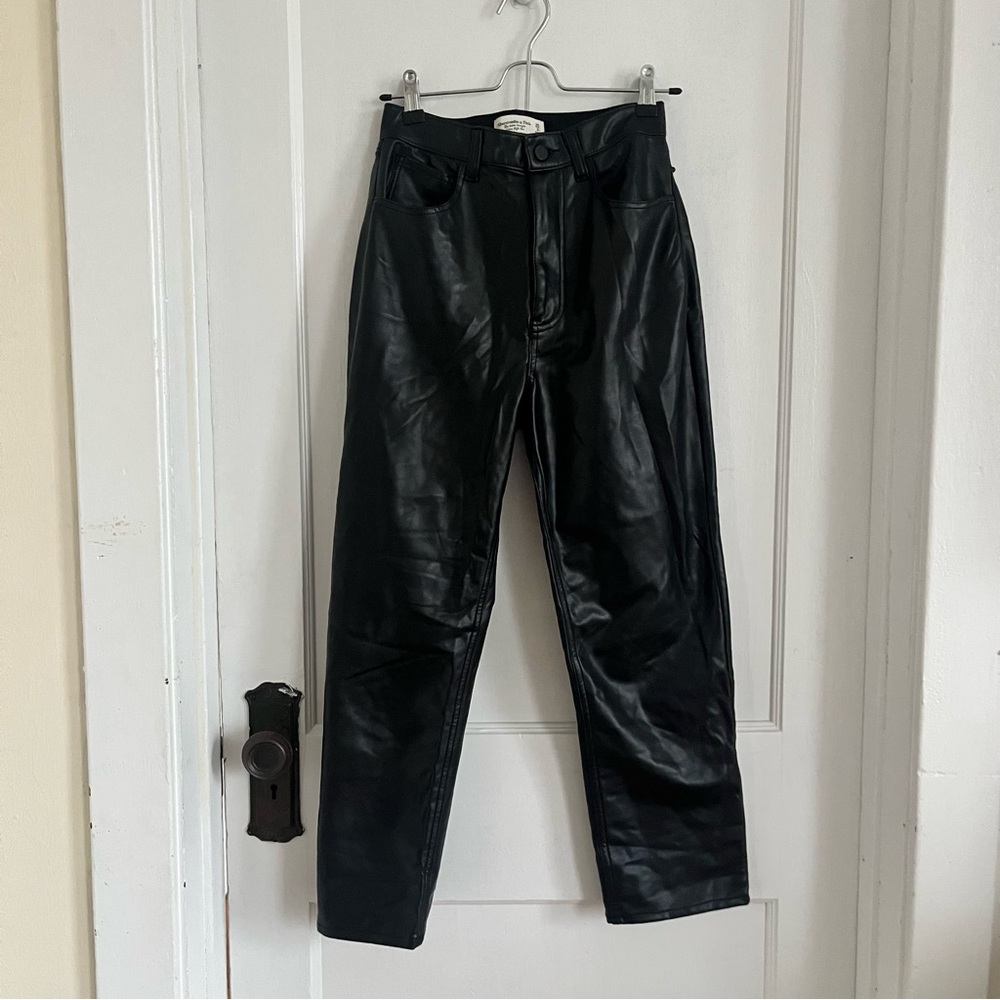 Abercrombie & Fitch Faux Leather Pants